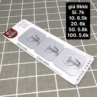 Vỉ 3 móc dán tường