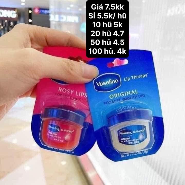 Dưỡng Môi Vaseline (Hũ)
