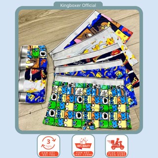  Combo 3-4-5-10 Quần sì sịp nam đùi thun lạnh in hình hoạt hình tom và jerry minions picachu super 