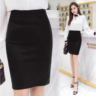 chân váy bút chì nữ AUTHENTIC TOTOSA SHOP dài tới gối chất vải co dãn 4 chiều thoải mái M901