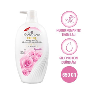 Sữa tắm hương nước hoa dưỡng da thơm mịn Enchanteur Romantic 650g