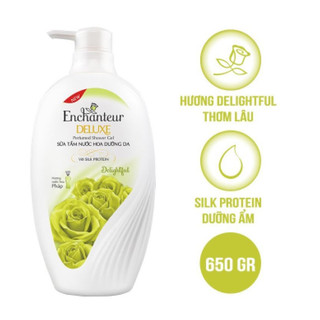 Sữa tắm nước hoa dưỡng da Enchanteur Delightful 650g