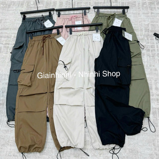 Quần thô suông túi hộp nữ, Quần thô bo ống nữ QS926 - NhiNhi Shop
