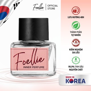  Nước Hoa FOELLIE Eau de Fleur Inner Perfume Hương Thơm Trái Cây Ngọt Ngào Quyến Rũ - 5ml  Màu hồng  