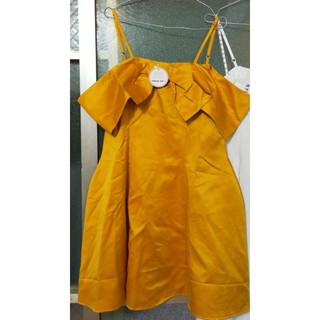 váy taffta 2 dây rớt vai bigsize