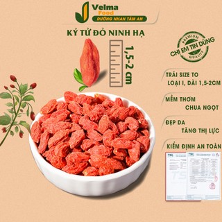 Kỳ Tử Mộc Ninh Hạ, Kỳ tử đỏ VELMA FOOD làm đẹp da, cải thiện thị lực loại thượng hạng