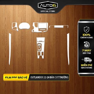 MITSUBISHI OUTLANDER 2022-2024: Film PPF dán bảo vệ nội thất -AUTO6- chống xước, che mờ đi các vết xước cũ hiệu quả