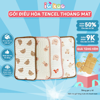 Gối điều hòa Tencel cao cấp thoáng mát và êm ái thấm hút mồ hôi tốt cho bé IQKao