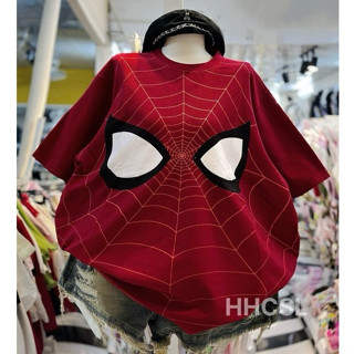 Áo thun nữ tay lỡ chất cotton su SIÊU NHÂN NHỆN phong cách HÀN QUỐC CAMASTORE M1584