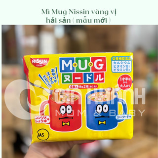 Mì MUG vàng + trắng Nissin