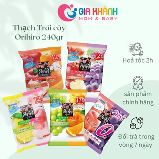 Thạch hoa quả oỉhiro 12 gói 240g