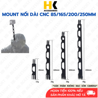 Thanh nối dài CNC nâng chiều cao ActionCam đủ kích thước