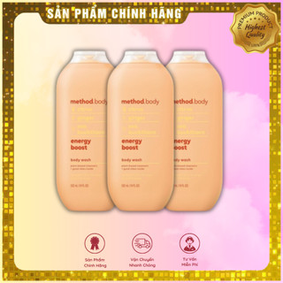 Sữa tắm Method Body Úc màu cam chai 532ml Chính hãng Úc