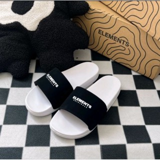 Dép Elements Quai Ngang Nam Nữ Đế 2cm kiểu Dáng Hàn Quốc 'hot' Dép Cao Su Slipper Đế Bằng