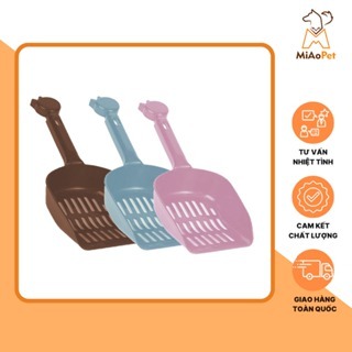 Đồ Vệ Sinh Cát Cho Mèo, Xẻng Vệ Sinh Cho Thú Cưng Tiện Lợi - Xẻng Xúc Cát Cho Mèo 3 Màu Siêu Dễ Thương