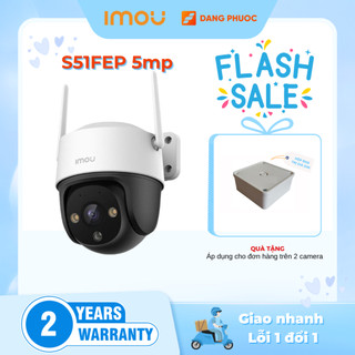 Camera IMOU wifi, ngoài trời Cruiser SE+ IPC-S51FEP độ phân giải 5MP 3K, đàm thoại 2 chiều