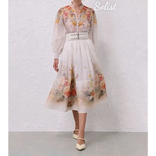 SET ÁO TAY BỒNG CÚC BỌC CHÂN VÁY HOA