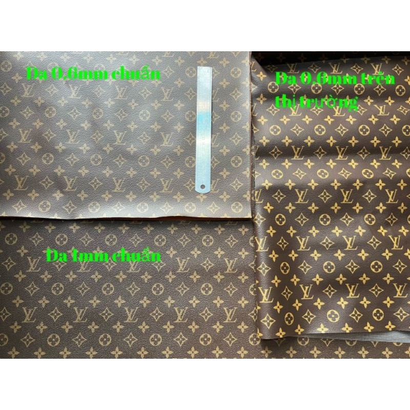 Da LV siêu hiếm 0.6 chuẩn Monogram Canvas