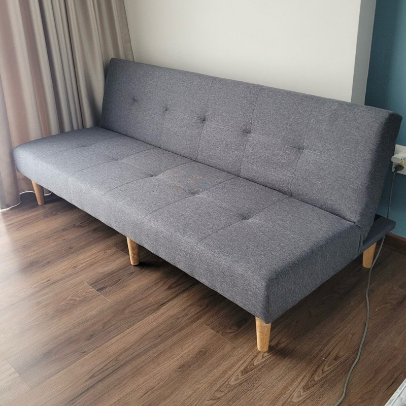 Sofa Giường Dài 1m8 Nệm Cứng Không Lò Xo Không Lún Xẹp - Sofa Bed Chân Gỗ Giao Hàng Toàn Quốc