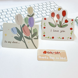 Thiệp quà tặng Tình yêu "I love you" "To my dear"