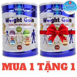 [Mua 1 tặng 1] Sữa tăng cân cho người gầy Mega Weight Gain 900g, cam kết chính hãng, date luôn mới