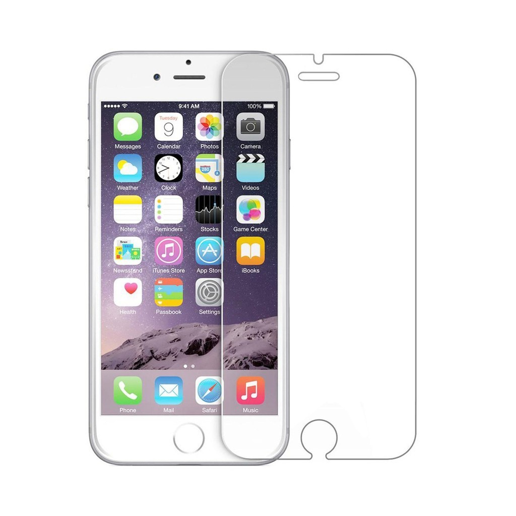 Combo 2 Kính cường lực 2.5D trong suốt 5/5s/6/6s/6s plus/6/7/7plus/8/8plus/x/xs/xs max/11/11 pro