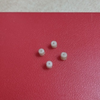 Bộ 4 bánh răng 12 răng nối trục động cơ gần 1mm cho máy bay quad flycam XT7, P9