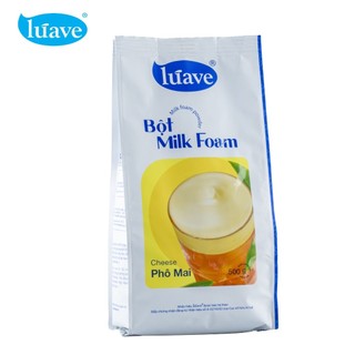 Bột Milk Foam Phô Mai LÚAVE 500G - Pha Chế Váng Sữa Kem Cheese, Kết Hợp Với Trà Sữa, Trà Trái Cây