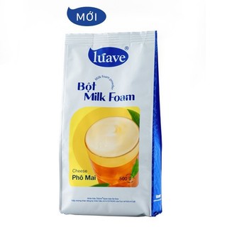 Bột Milk Foam Phô Mai LÚAVE 500G - Pha Chế Váng Sữa Kem Cheese, Kết Hợp Với Trà Sữa, Trà Trái Cây