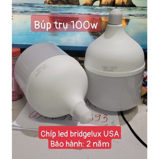 Bóng đèn búp trụ 100w siêu sáng k vỏ hộp, chíp led bridgelux