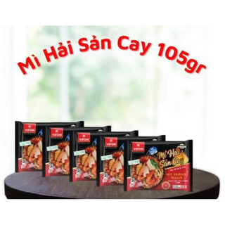 Combo 10 gói mì hải sản cay vifon 105g