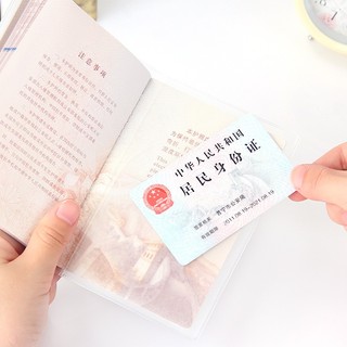 Vỏ bọc hộ chiếu, vỏ bọc passport trong suốt kèm 3 ngăn phụ tiện lợi
