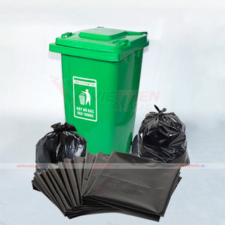 Túi rác đen công nghiệp 1kg, kích thước 90x120 tính theo cm