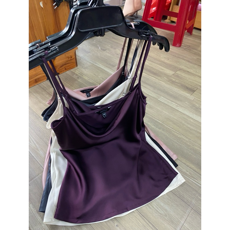 áo lụa 2 dây cổ đổ chính hãng
