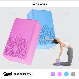  Gạch Yoga EVA Hoa Văn Mandala Khối Lượng 180g Yoga Block Dụng Cụ Tập Yoga Tại Nhà 