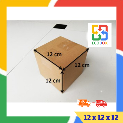 ECOBOX - 12x12x12 COMBO 10 Hộp carton đóng hàng
