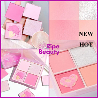  Phấn Má Hồng XIXI Tông Lì Và Nhũ Tạo Khối Trang Điểm Sáng Da Chống Nước Lâu Trôi D511 