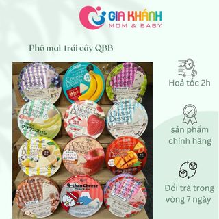 Phô mai tươi trái cây qbb nhật cho bé date mới