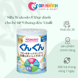 Sữa Bột Wakodo Nội Địa Nhật Số 9 Dành Cho Bé Từ 09 Đến 36 Tháng Tuổi - Lon 820g