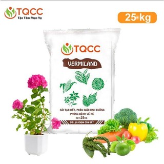 Phân trùn quế cải tạo đất trồng Vermiland bao 25kg