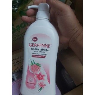Chai Sữa Tắm Trắng Da Gervenne 450g