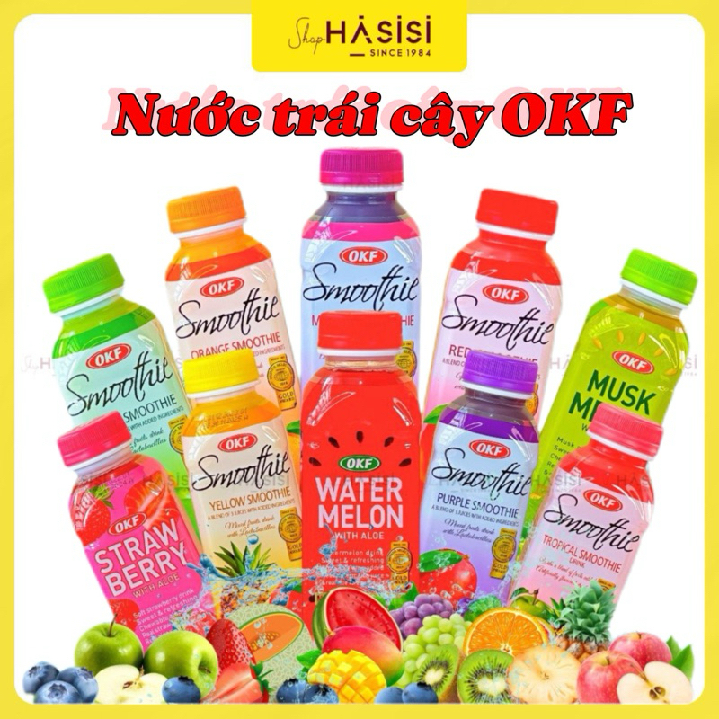 Nước Trái Cây/Sữa Chua OKF - 500 ml (Các Vị)