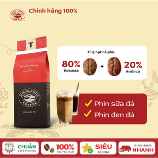 Cà phê Rang xay Truyền thống Highlands Coffee 200g 80% Robusta – 20% Arabica