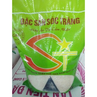 Túi 5kg st25 cho cơm dẻo mềm, thơm đậm cơm...