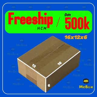 16x12x6 hộp carton đóng hàng