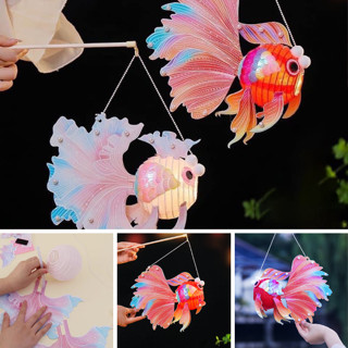 Đèn Lồng Cá Vàng có ngọc - Đèn Tết Trung Thu - Đèn Lồng Trung Thu - random