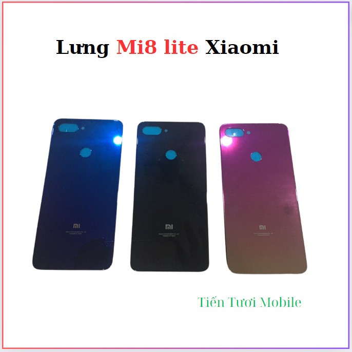 Vỏ lưng xiaomi Mi8 Lite,thay thế