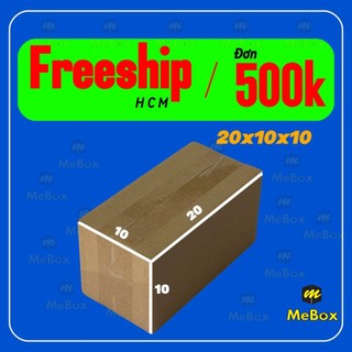20x10x10 hộp carton gói hàng