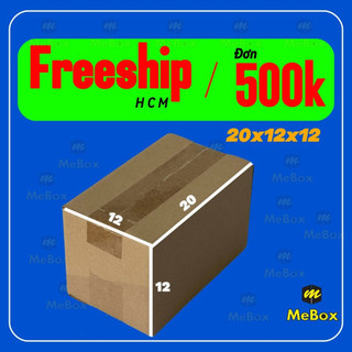Hộp gói hàng 20x12x12 bộ 100 thùng carton