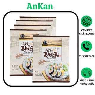 Combo 5 Gói Rong biển cuộn cơm,Sushi,KimbapHàn Quốc 10 lá KFood,AnKanFood